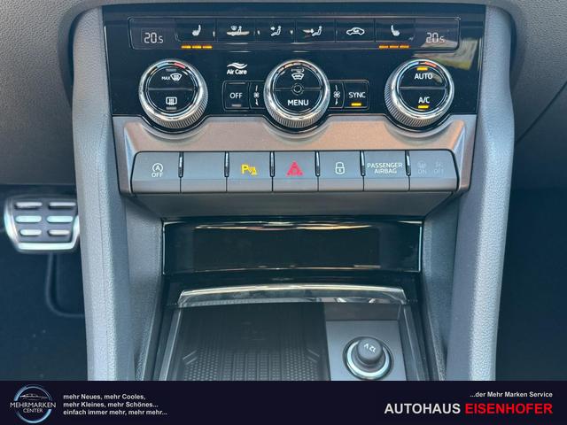 Skoda Karoq Sportline 1,5 TSI DSG 2ZKlima 4x Sitzheizung beheizte Frontscheibe Canton Totewinkel 5J Garantie 