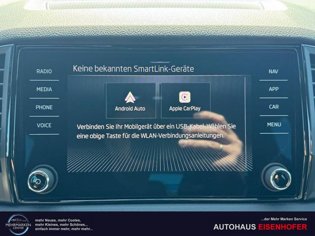 Skoda Karoq Sportline 1,5 TSI DSG 2ZKlima 4x Sitzheizung beheizte Frontscheibe Canton Totewinkel 5J Garantie 