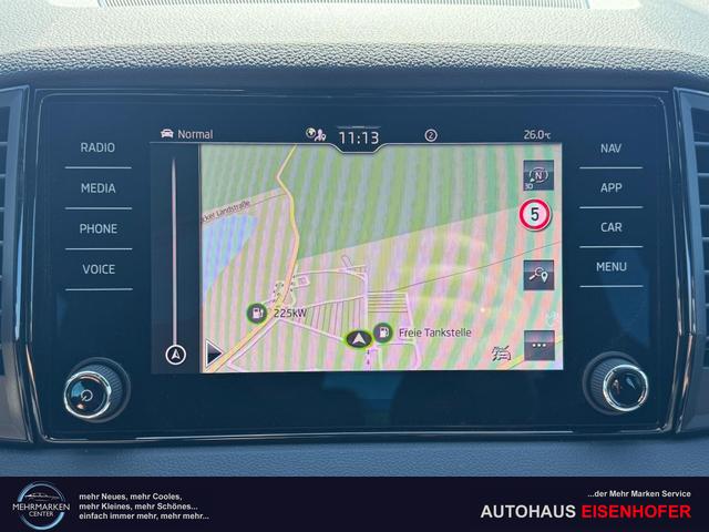 Skoda Karoq Sportline 1,5 TSI DSG 2ZKlima 4x Sitzheizung beheizte Frontscheibe Canton Totewinkel 5J Garantie 