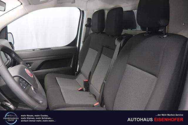 Scudo Scudo Kastenwagen L3 2.0 145 MT6 Kastenwagen549 - WEISS 969 - Standard Sitze "2QC Multifunktionale Beifahrersitzbank ""Eat and Work"" 3OM verstärktes LED Licht im Laderaum 7ET Komforttrennwand Verglast Mit Kleiderhaken A04 Paket ""Assist"" A06 Paket ""Worksite"" CKD Holzboden Laderaum 9mm Mit Antirutschbeschichtung, Inkl. Sei"