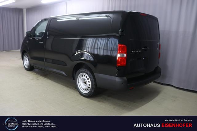 Scudo Scudo Kastenwagen L3 2.0 145 MT6 Kastenwagen632 - Schwarz 969 - Standard Sitze "2QC Multifunktionale Beifahrersitzbank ""Eat and Work"" 3OM verstärktes LED Licht im Laderaum 7ET Komforttrennwand Verglast Mit Kleiderhaken A04 Paket ""Assist"" A06 Paket ""Worksite"" CKD Holzboden Laderaum 9mm Mit Antirutschbeschichtung, Inkl. Sei 632 Schwarz"