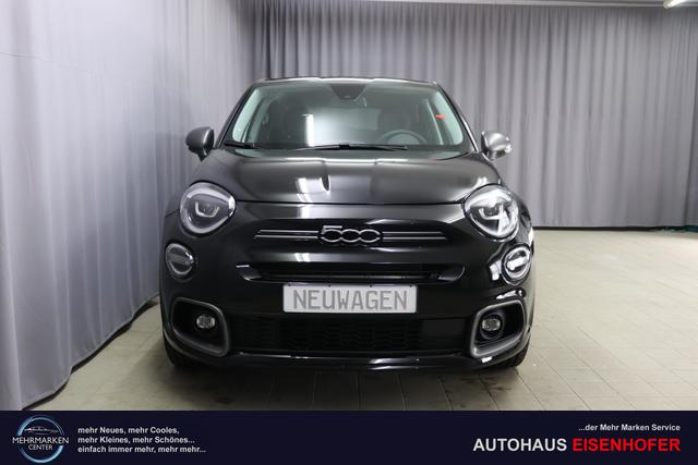 Fiat 500X - Sport 1.5 GSE 96kW Hybrid, Klimaautomatik, Leder-Alcantara Lenkrad, 7"-Navigationssystem, AppleCarPlay&Android Auto, Fernlichtassistent, Rückfahrkamera, Voll-LED-Scheinwerfer-, LED-Nebelscheinwerfer, 18"-Leichtmetallfelgen, uvm.