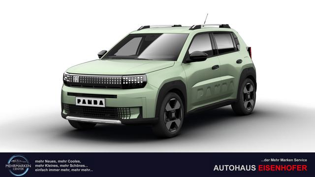 Fiat Panda - La Prima HYBRID 1.2 eDCT 81 kW (110 PS) Klimaautomatik, Radio, DAB, Navigationssystem, Lenkradheizung, Sitzheizung, Induktionsladen für Smartphones, LED-Scheinwerfer, Lichtsensor, Regensensor, Tempomat, 17 Zoll Leichtmetallfelgen, uvm