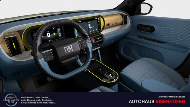 Fiat Grande Panda 368 Acqua Blau Metallic, Beispielbilder, ggf. teilweise mit Sonderausstattung