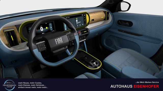 Fiat Grande Panda La Prima Lago Blau, Beispielbilder, ggf. teilweise mit Sonderausstattung