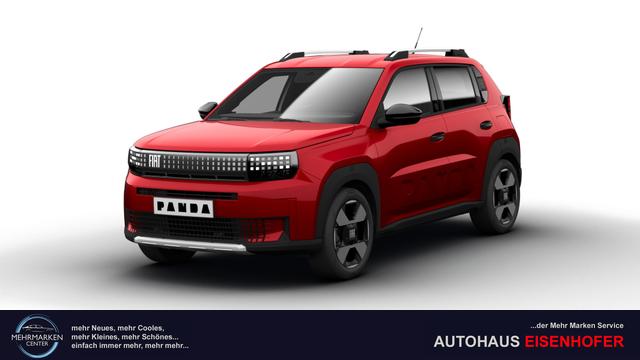 Fiat Panda - La Prima HYBRID 1.2 eDCT 81 kW (110 PS) Klimaautomatik, Radio, DAB, Navigationssystem, Lenkradheizung, Sitzheizung, Induktionsladen für Smartphones, LED-Scheinwerfer, Lichtsensor, Regensensor, Tempomat, 17 Zoll Leichtmetallfelgen, uvm