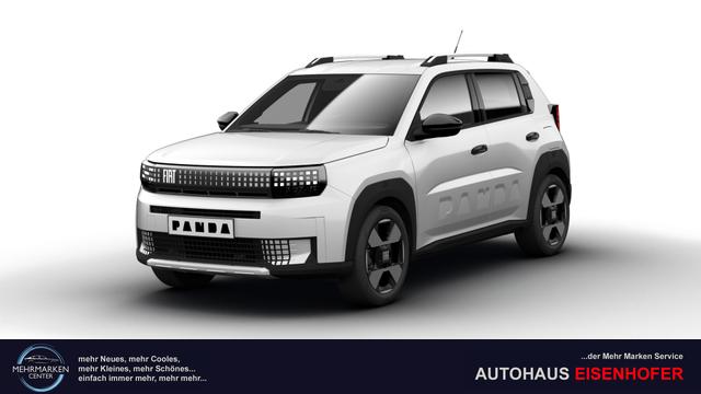 Fiat Panda - La Prima HYBRID 1.2 eDCT 81 kW (110 PS) Klimaautomatik, Radio, DAB, Navigationssystem, Lenkradheizung, Sitzheizung, Induktionsladen für Smartphones, LED-Scheinwerfer, Lichtsensor, Regensensor, Tempomat, 17 Zoll Leichtmetallfelgen, uvm