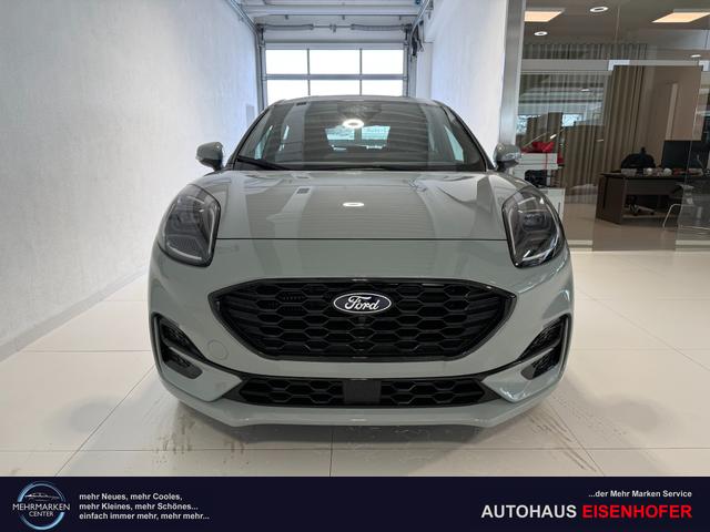 Ford Puma - ST-Line 1,0 l EcoBoost Hybrid 92 kW (125 PS) Winter-Paket, Komfort-Paket, Lenkradheizung, Sitzheizung, Klimaautomatik, Radio, DAB, Android Auto, Apple CarPlay, Bluetooth, Navigationssystem, Elektrische Heckklappe, 17 Zoll Leichtmetallfelgen, uvm.