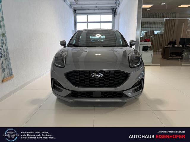 Ford Puma - ST-Line 1,0 l EcoBoost Hybrid 92 kW (125 PS) Winter-Paket, Komfort-Paket, Lenkradheizung, Sitzheizung, Klimaautomatik, Radio, DAB, Android Auto, Apple CarPlay, Bluetooth, Navigationssystem, Elektrische Heckklappe, 17 Zoll Leichtmetallfelgen, uvm.