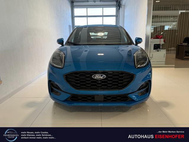 Ford Puma - ST-Line 1,0 l EcoBoost Hybrid 92 kW (125 PS) Winter-Paket, Komfort-Paket, Lenkradheizung, Sitzheizung, Klimaautomatik, Radio, DAB, Android Auto, Apple CarPlay, Bluetooth, Navigationssystem, Elektrische Heckklappe, 17 Zoll Leichtmetallfelgen, uvm.
