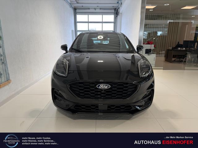 Ford Puma - ST-Line 1,0 l EcoBoost Hybrid 92 kW (125 PS) Winter-Paket, Komfort-Paket, Lenkradheizung, Sitzheizung, Klimaautomatik, Radio, DAB, Android Auto, Apple CarPlay, Bluetooth, Navigationssystem, Elektrische Heckklappe, 17 Zoll Leichtmetallfelgen, uvm.