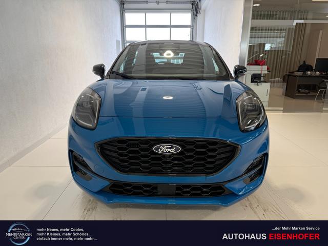 Ford Puma - ST-Line 1,0 l EcoBoost Hybrid 92 kW (125 PS) Winter-Paket, Komfort-Paket, Lenkradheizung, Sitzheizung, Klimaautomatik, Radio, DAB, Android Auto, Apple CarPlay, Bluetooth, Navigationssystem, Elektrische Heckklappe, 17 Zoll Leichtmetallfelgen, uvm.