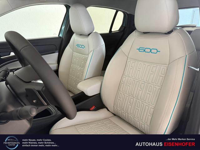 Fiat 600 La Prima Aqua Blau Bicolore