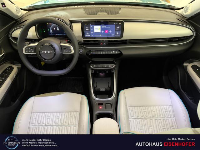 Fiat 600 La Prima Aqua Blau Bicolore