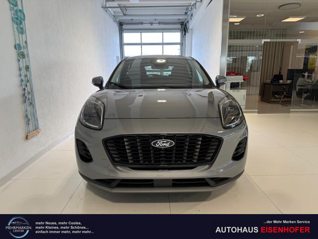 Ford Puma - Titanium 1.0 EcoBoost Hybrid 92 kW (125 PS) Lenkradheizung, Sitzheizung, DAB, Navigationssystem, Radio, Apple CarPlay, Android Auto, Einparkhilfe hinten, R&uuml;ckfahrkamera, Verkehrsschild-Erkennungssystem, 17"-LM-Felgen, uvm.