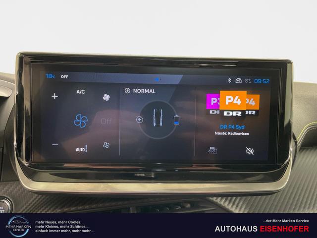 Peugeot e-208 54kWh 156PS/115kW GT Pack 2026, 421km WLTP | +17" ALU +Glasdach +RFK +Adaptiver Tempomat +P.Sensor V+H +EL. Fahrersitz +Massage +Apple CarPlay +W&auml;rmepumpe 