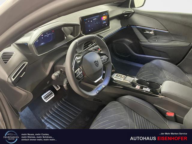 Peugeot e-208 54kWh 156PS/115kW GT Pack 2026, 421km WLTP | +17" ALU +Glasdach +RFK +Adaptiver Tempomat +P.Sensor V+H +EL. Fahrersitz +Massage +Apple CarPlay +W&auml;rmepumpe 