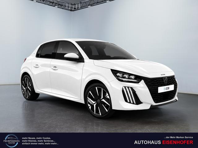 Peugeot e-208 - 54kWh 156PS/115kW GT Pack 2026, 421km WLTP | +17" ALU +Glasdach +RFK +Adaptiver Tempomat +P.Sensor V+H +EL. Fahrersitz +Massage +Apple CarPlay +W&auml;rmepumpe