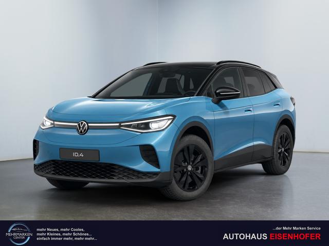 Volkswagen ID.4 - Style Edition 77 kWh 286PS/ 210kW 2027 +AHKschwenkbar +19"BergenSchwarz +SchwarzeSpiegelkappen +Dachleiste/C-S&auml;ulenSchwarz +DachrelingSchwarz +SchwarzesModellEmblem +PanoramaGlasdach +IQ.Light +360&deg;AreaView +ACC +TravelAssist +ParkAssistPro +ErgoActive +Massage