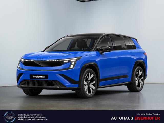 Skoda Peaq - Sportline 60 204PS/150kW 63 kWh 449km WLTP +20"Okapi +DCC +MatrixLED +360&deg;AreaView +ACC +TravelAssist3.0 +SideAssist +KESSYAdvanced +Elektr.Sitze+Memory +Sportsitze +Sitzhzg.v+h +Lenkradhzg +W&auml;rmepumpe +Elektr.Heckklappe +13,6"Touch +Navi