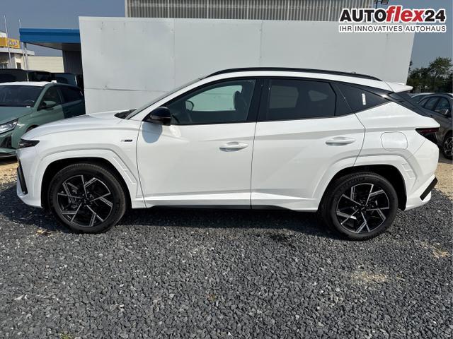 Hyundai / TUCSON / Wei&szlig; / / / 4WD AUT N-LINE PANO ACC ECC 360 KRELL HUD SHZ 