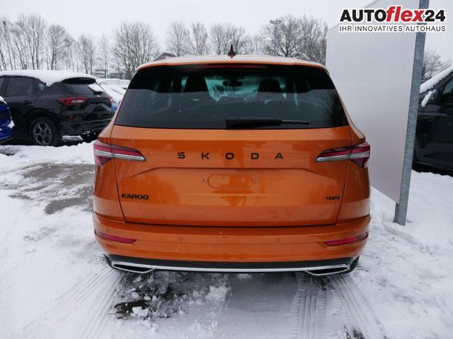 Vorlauffahrzeuge Skoda Karoq - Sportline 2.0 TSI 4x4 DSG DSG KESSY TEMPOMAT PDC-HINTEN SMARTLINK LED 