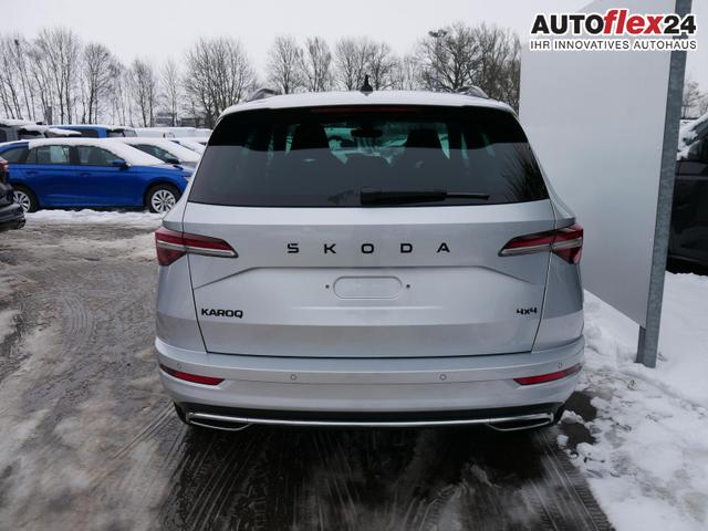 Vorlauffahrzeuge Skoda Karoq - Sportline 2.0 TSI 4x4 DSG DSG KESSY TEMPOMAT PDC-HINTEN SMARTLINK LED 
