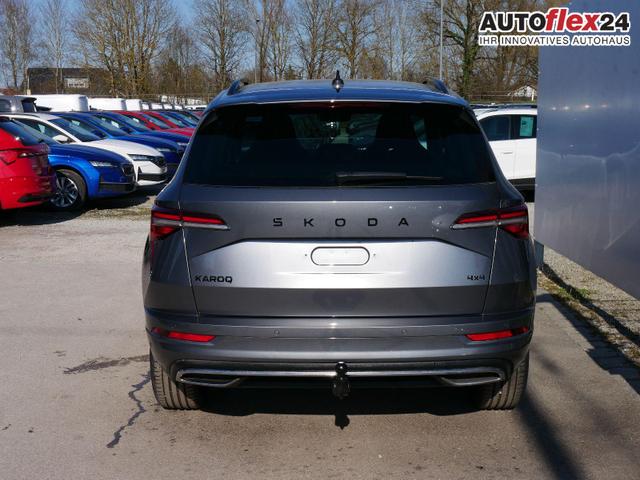 Vorlauffahrzeuge Skoda Karoq - Sportline 2.0 TSI 4x4 DSG DSG ACC AHK-SCHWENKBAR PDC-HINTEN KESSY LENKRADHEIZUNG 