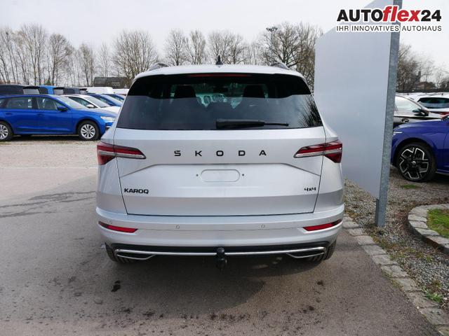 Vorlauffahrzeuge Skoda Karoq - Sportline 2.0 TSI 4x4 DSG DSG ACC AHK-SCHWENKBAR PDC-HINTEN KESSY LENKRADHEIZUNG 