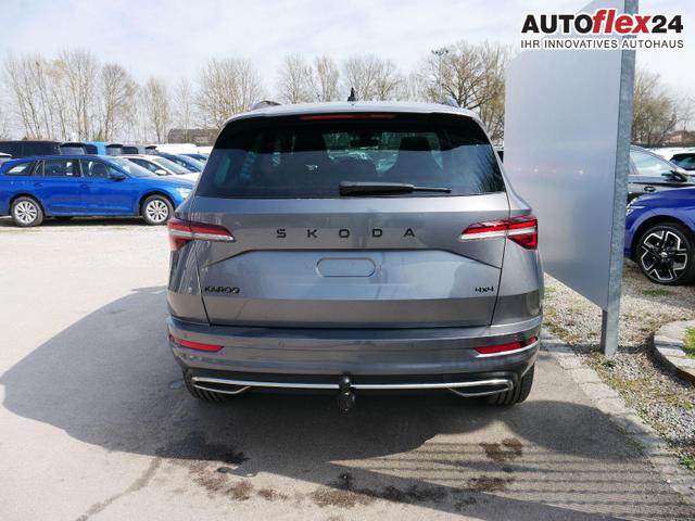 Vorlauffahrzeuge Skoda Karoq - Sportline 2.0 TSI 4x4 DSG DSG ACC AHK-SCHWENKBAR PDC-HINTEN KESSY LENKRADHEIZUNG 