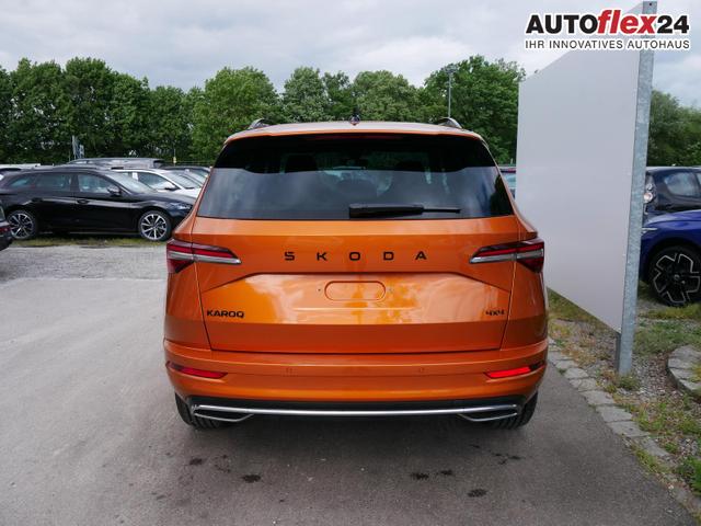 Vorlauffahrzeuge Skoda Karoq - Sportline 2.0 TSI 4x4 DSG DSG KESSY TEMPOMAT PDC-HINTEN SMARTLINK LED 