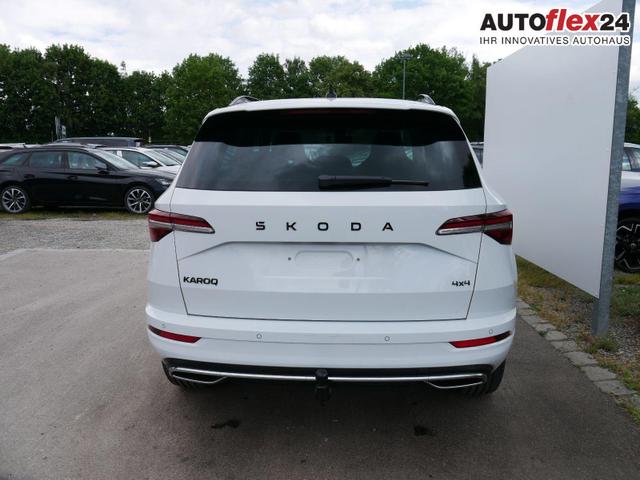 Vorlauffahrzeuge Skoda Karoq - Sportline 2.0 TSI 4x4 DSG AHK ACC PDC-HI LED SHZ TEMPOMAT SMARTLINK