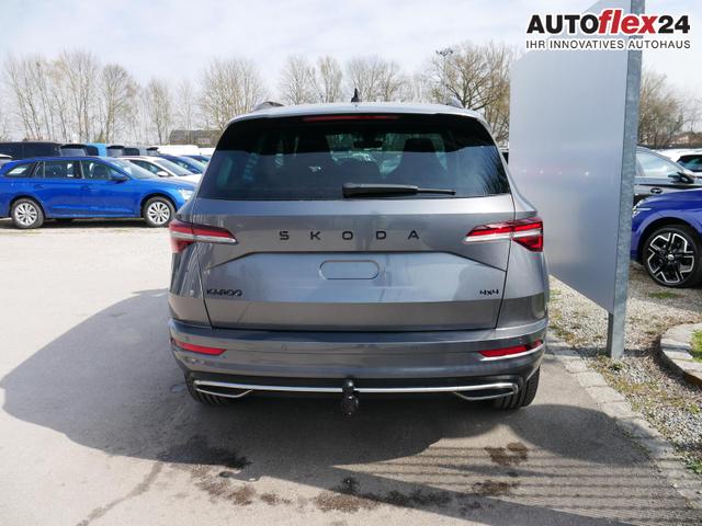 Vorlauffahrzeuge Skoda Karoq - Sportline 2.0 TSI 4x4 DSG DSG ACC AHK-SCHWENKBAR PDC-HINTEN KESSY LENKRADHEIZUNG 