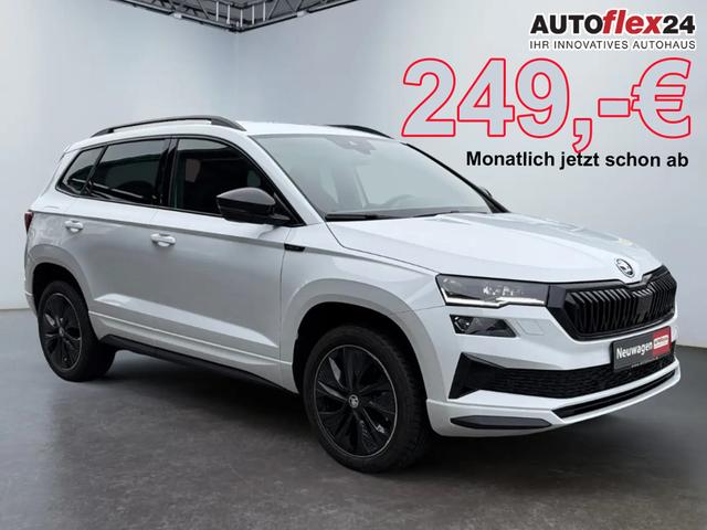 Lagerfahrzeug Skoda Karoq - 1,5 TSI DSG Sportline 2ZKli AHK ACC SHT PDC Kam 5JG