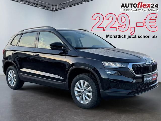 Lagerfahrzeug Skoda Karoq - 1.5 TSI DSG Selec 2Zoklim SHZ LED 2xPDC Kam ACC AHK Sunset 5JG