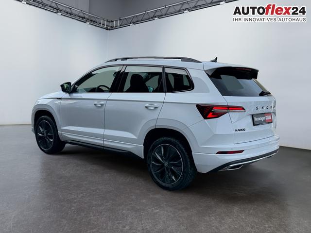 Lagerfahrzeug Skoda Karoq - 1,5 TSI DSG Sportline 2ZKli AHK ACC Canton PDC Kam 19Zo 5JG