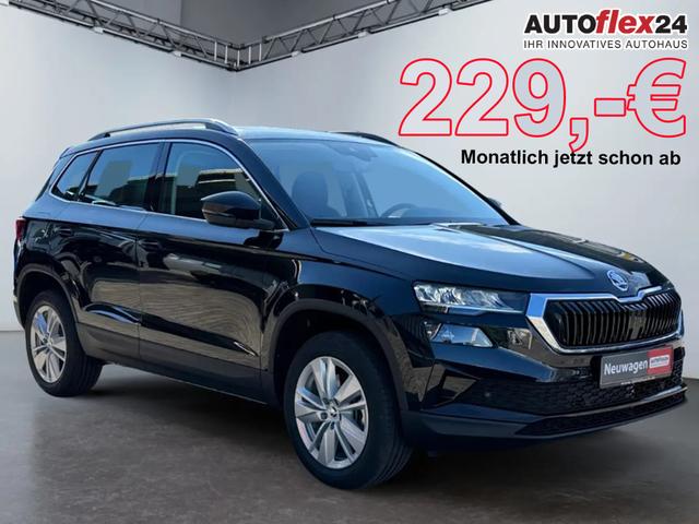 Lagerfahrzeug Skoda Karoq - 1.5 TSI DSG Selec 2Zoklim SHZ LED 2xPDC Kam ACC AHK Sunset 5JG