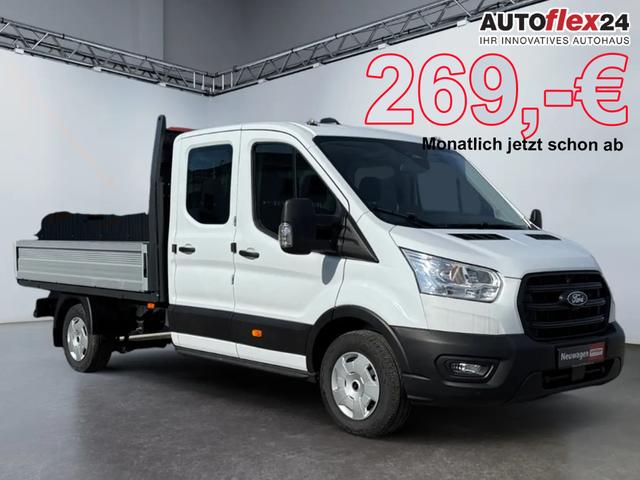 Lagerfahrzeug Ford Transit Pritsche - 350 L3 DoKa 7Sitze/SYNC4/AHK/Kam/ MO25