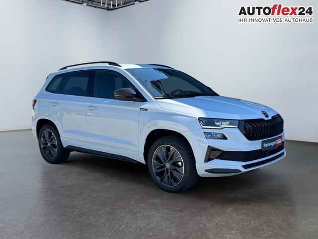 Lagerfahrzeug Skoda Karoq - 2,0 TSI 4x4 DSG Sportline 2ZKli AHK ACC SHT PDC Kam 5JG