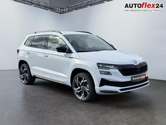 Lagerfahrzeug Skoda Karoq - 2,0 TDI DSG Sportline 2ZKli AHK ACC SHT PDC Kam 19Zo 5JG