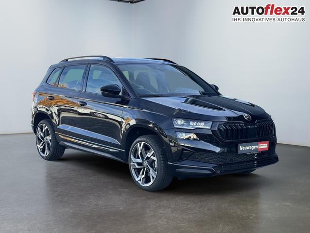Lagerfahrzeug Skoda Karoq - 1,5 TSI DSG Sportline 2ZKli AHK ACC Canton PDC Kam 19Zo 5JG