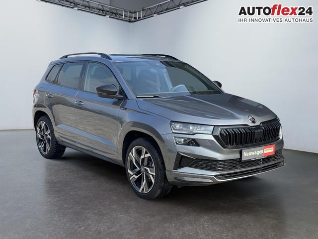 Lagerfahrzeug Skoda Karoq - 2,0 TSI 4x4 DSG Sportline 2ZKlimaautomatik ACC DDC Sitzheizung 2 x Einparkhilfe Kamera 19 Zoll Felgen Tempomat 5J Garantie