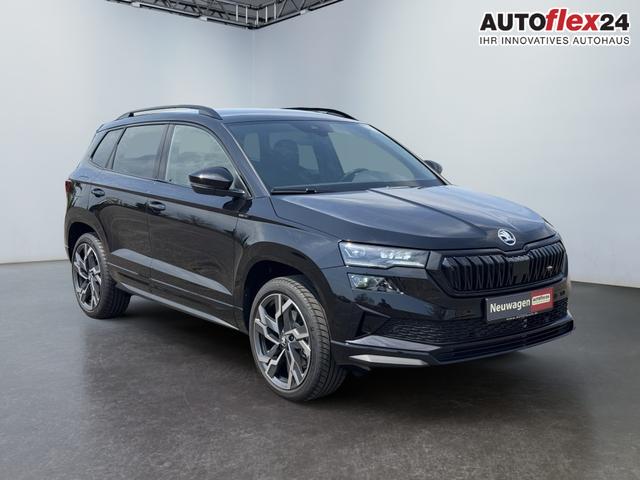 Lagerfahrzeug Skoda Karoq - Sportline 2,0 TSI 4x4 DSG Leder 2ZKlimaautomatik Canton Totewinkel Assistent 2 x Einparkhilfe Kamera 19 Zoll Felgen adaptiver Tempomat 5J Garantie