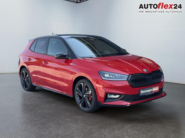 Lagerfahrzeug Skoda Fabia - 130 1,5 TSI DSG 2 ZoKlima ACC Navi 2x Einparkhilfe Kessy 18 Zoll beheiztes Lenkrad Sitzheizung Sunset 5J Garantie