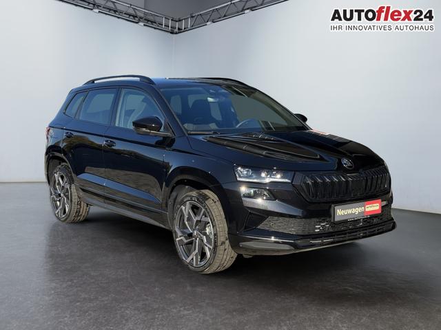 Lagerfahrzeug Skoda Karoq - Sportline 2,0 TDI DSG 2ZKlimaautomatik Canton Anh&auml;ngerkupplung Totewinkel Assistent 2 x Einparkhilfe Kamera 19 Zoll Felgen adaptiver Tempomat 5J Garantie