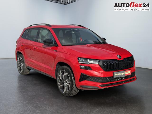 Lagerfahrzeug Skoda Karoq - Sportline 2,0 TSI 4x4 DSG 2ZKlimaautomatik Canton Anh&auml;ngerkupplung Totewinkel Assistent 2 x Einparkhilfe Kamera 19 Zoll Felgen adaptiver Tempomat 5J Garantie