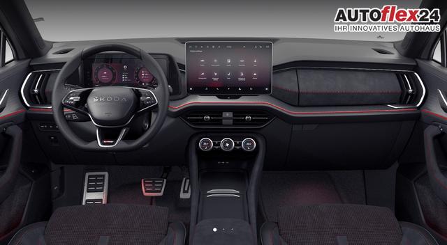 Skoda Kodiaq RS Angebot f. Menschen mit Behinderung 50%! 2.0 TSI 265PS DSG 4x4, Metallic/Stahl-Grau, 20"Alu, DCC, Beheizte Frontscheibe, Elektr. Heckklappe, Navi 13", CANTON, MATRIX-LED, HEAD-UP, Kessy, Alarm, Parksensoren, Panorama-Kamera, Sitzheizung vo/hi 