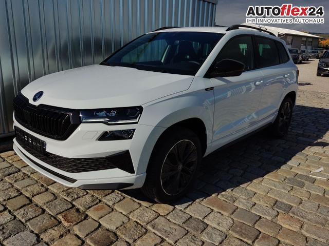Vorlauffahrzeuge Skoda Karoq - Sportline 2.0 TSI 190 PS 4x4 DSG Navi-Anhängerkupplung-Garantie-LED-Matrix-AppleCarPlay-Android-Auto-ACC-Kessy-2-Zonen-Klimaautomatik-18''Alu-Sofort