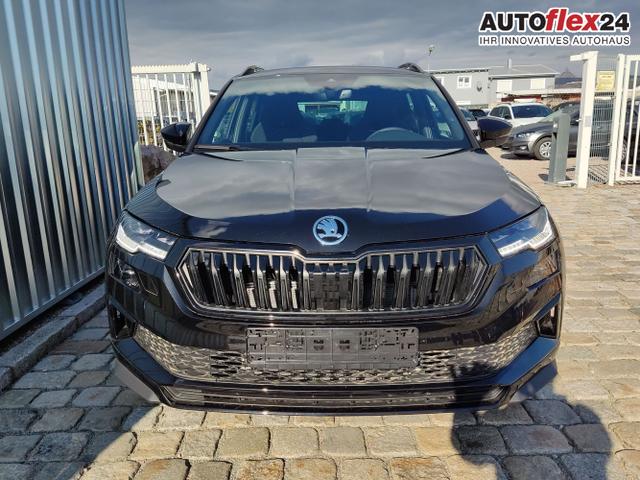 Vorlauffahrzeuge Skoda Karoq - Sportline 2.0 TSI 190 PS 4x4 DSG Navi-Anh&auml;ngerkupplung-Garantie-LED-Matrix-AppleCarPlay-2x PDC-Kamera-Android-Auto-ACC-Kessy-2-Zonen-Klimaautomatik-18''Alu-Sofort