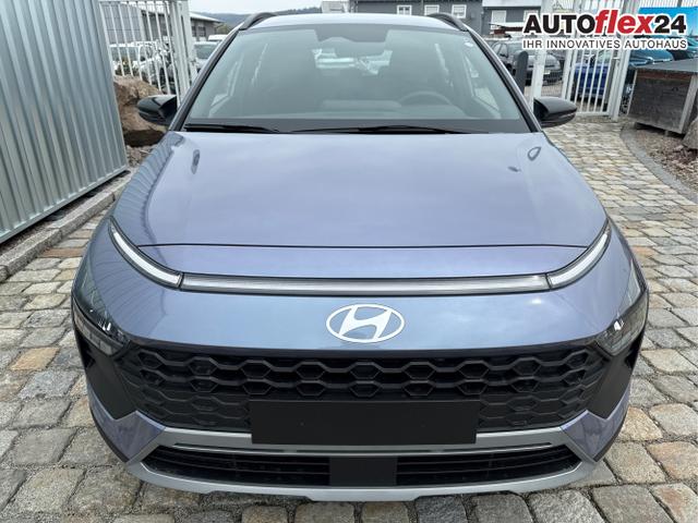 Vorlauffahrzeuge Hyundai BAYON - GO PLUS! 1.0 T-GDI 66 kW (90 PS) DCT7 -PDC hinten und Kamera-16"Alu-SHZ-Lenkradheizung-elektr.&beheizb.Aussenspiegel-LED-NAVI-Klimaanlage-AppleCarPlay&AndroidAuto-Tempomat-USB C-Bluetooth-elektr. Fensterheber 4x-SUNSET-sofort verf&uuml;gbar